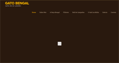 Desktop Screenshot of gatobengalgatilriodejaneiro.com